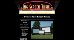 Desktop Screenshot of bigscreenthrills.com