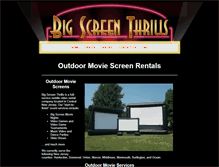 Tablet Screenshot of bigscreenthrills.com